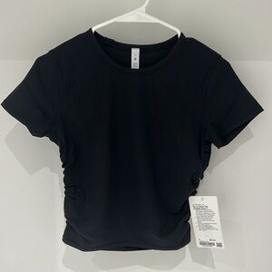 BRAND NEW LULULEMON NEVER WORN- ALL IT TAKES TEE RIBBED NULU